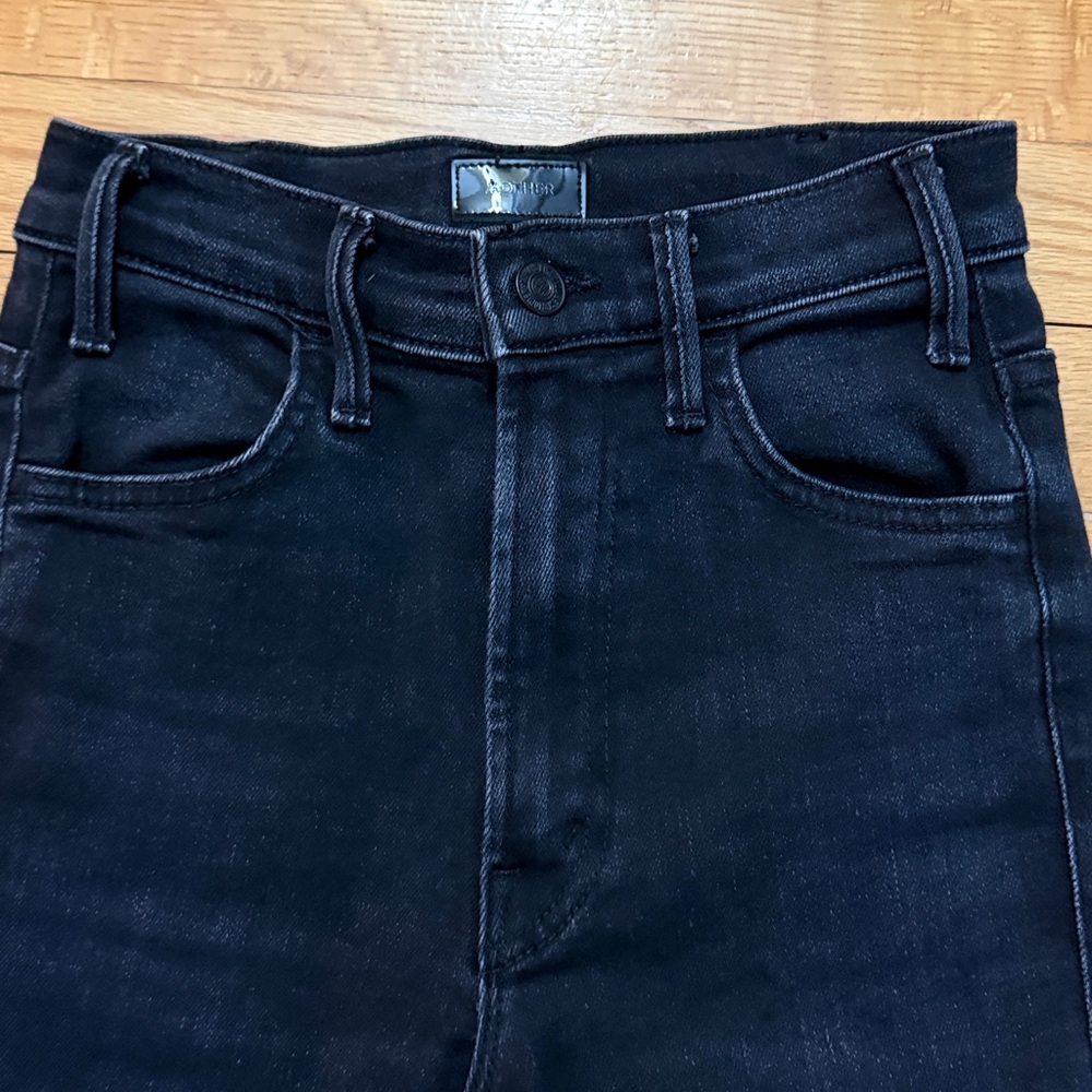 MOTHER Jeans The Hustler Ankle Fray Size 23 Encounters At Night - Picture 2 of 8